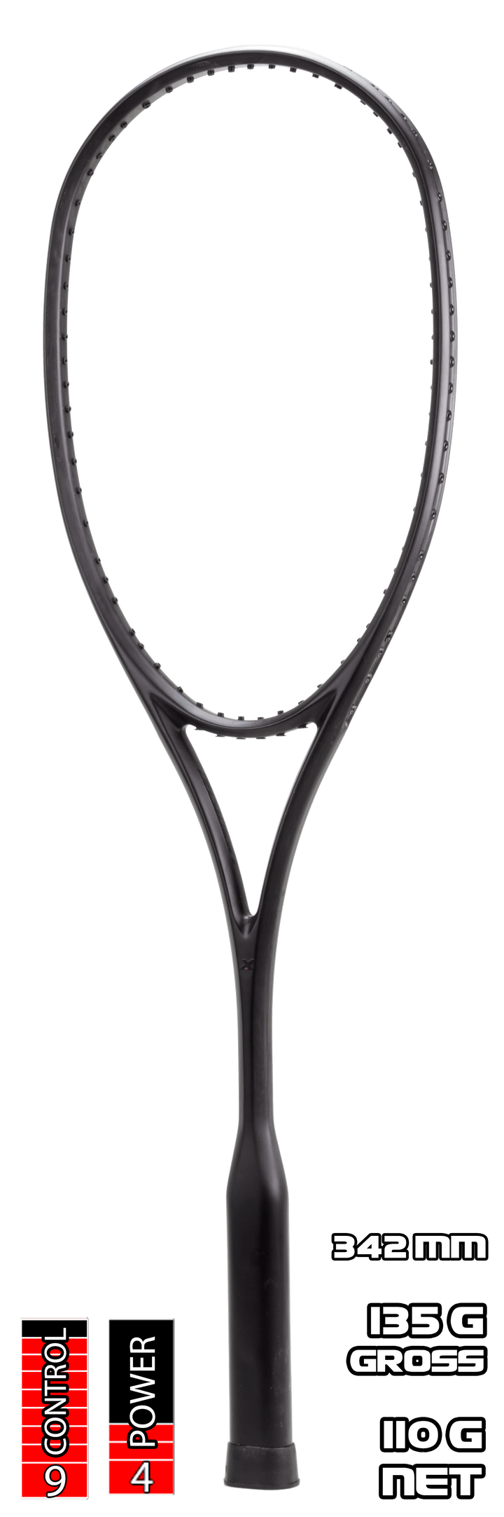 Xamsa Obsidian Incognito eXposed Squash Racquet Frame Unstrung - XamsaSquash