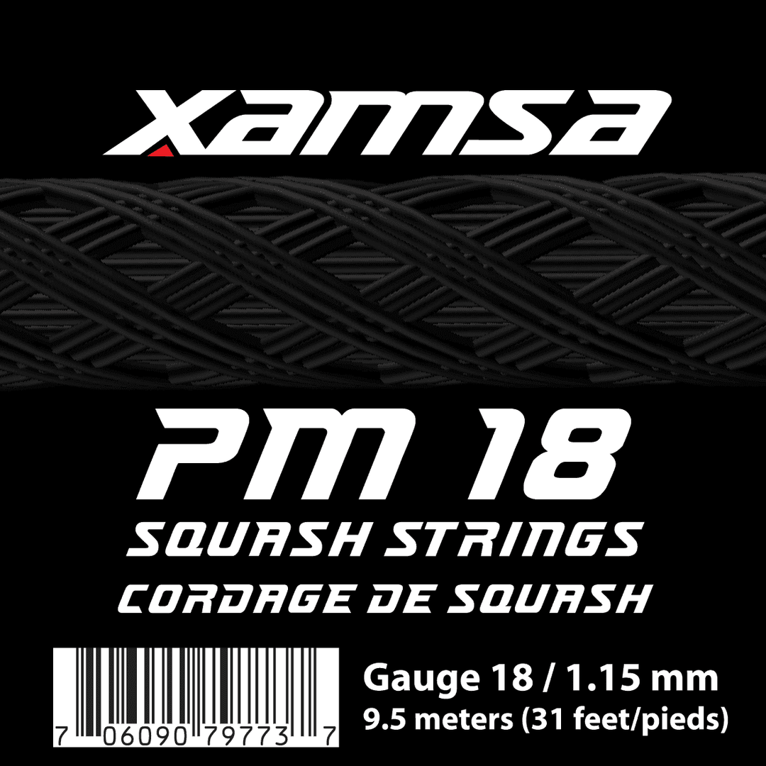 Xamsa PM 18 Squash Strings 9.5 meters Set - XamsaSquash