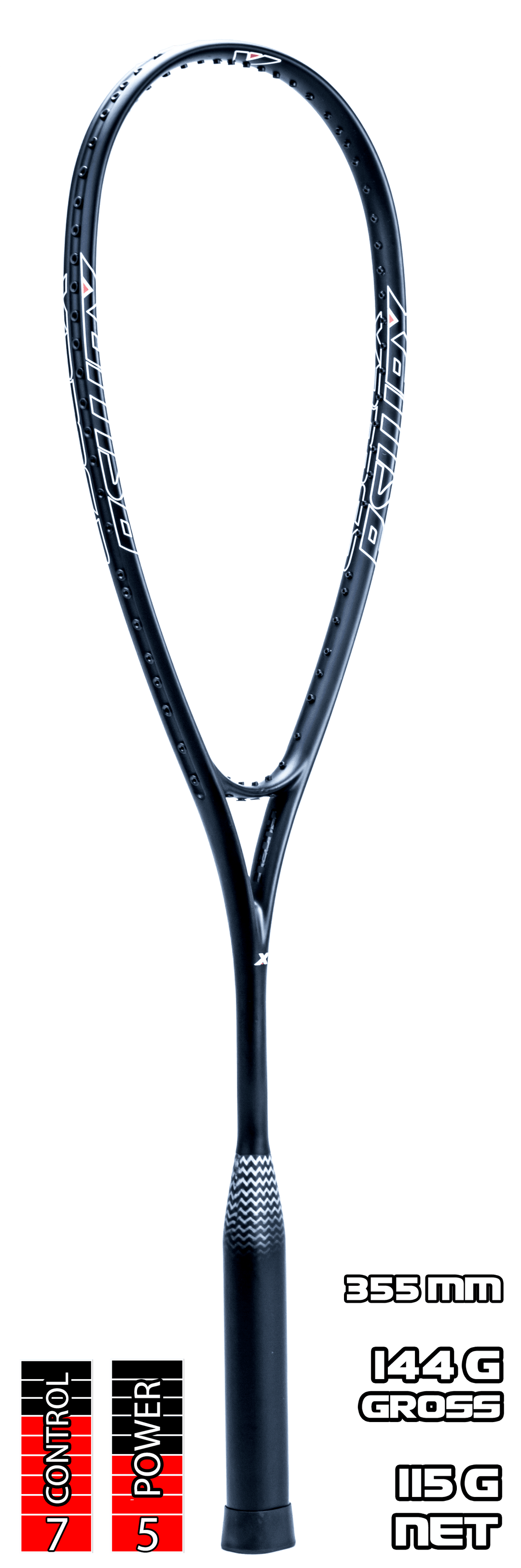 Xamsa Crucible eXposed Squash Racquet - XamsaSquash