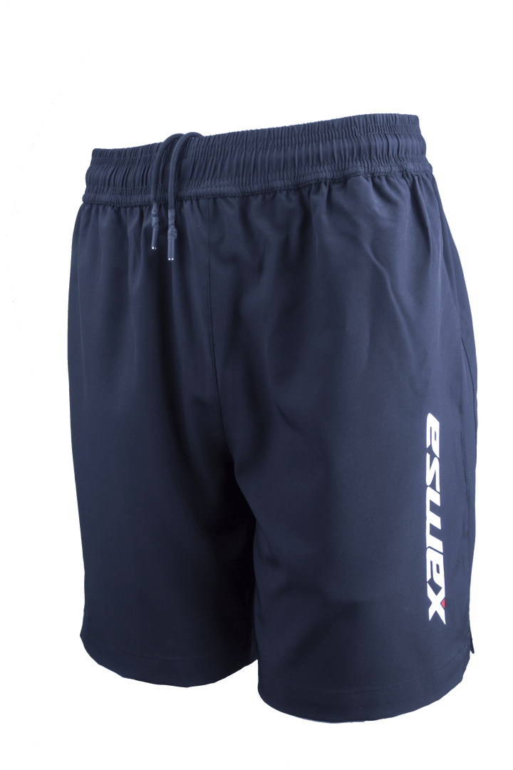 Xamsa Men's Shorts Black with logo - XamsaSquash